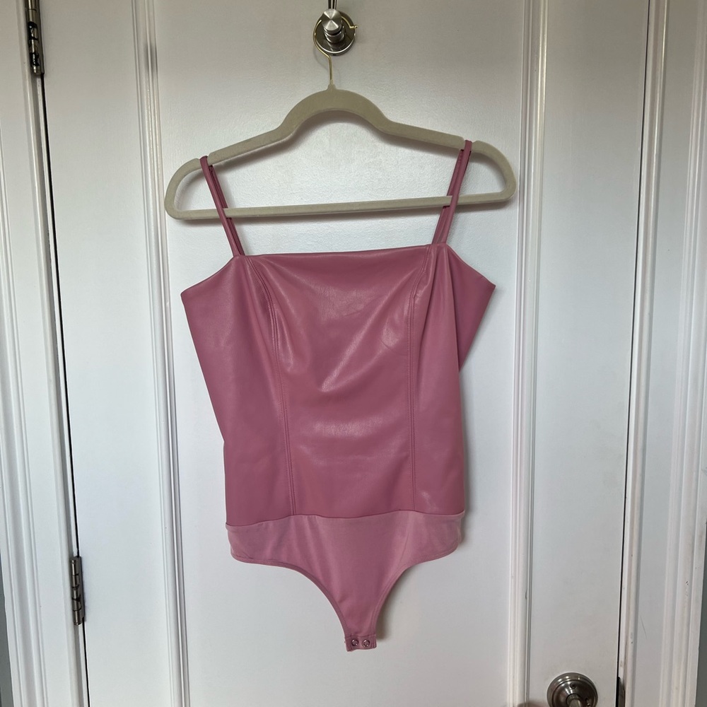 Pink Spaghetti Strap Top - Picture 2 of 3